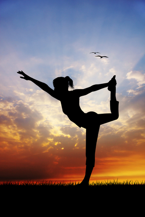 Woman in Perfect Balance
